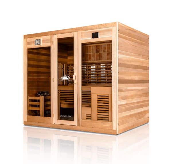 INFRA-CORE™ Dual Sauna (Infrared and Traditional Sauna) - Image 9