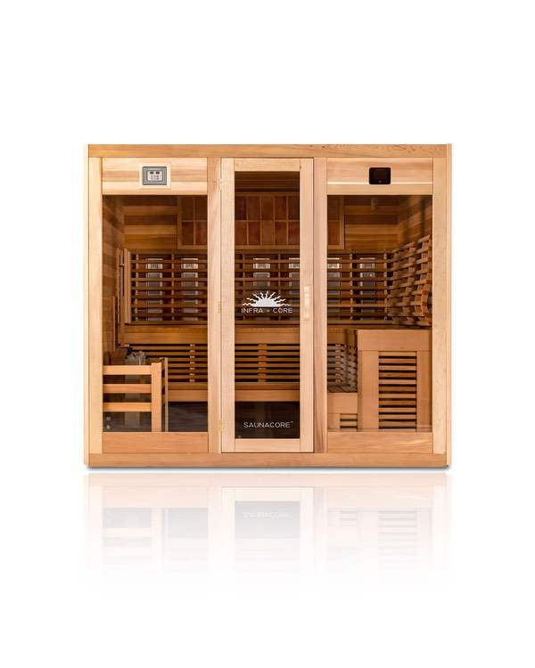 INFRA-CORE™ Dual Sauna (Infrared and Traditional Sauna)